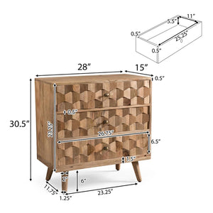 3-Drawer Chest (28'')
