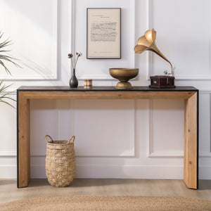 Modern Wood Console Table (59'')