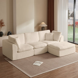 4-Piece Ottoman Sectional (110'')