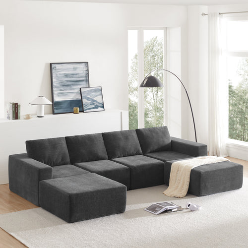 U Shaped Sectional (110'')