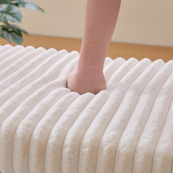 Open Storage Upholstered Bench (31'')