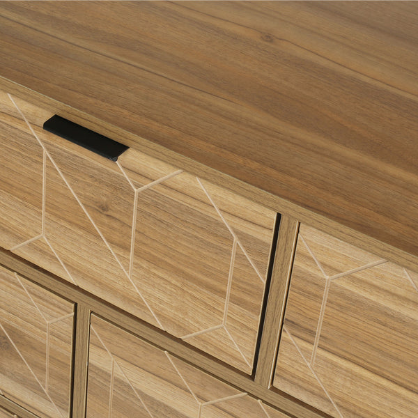 7-Drawer Wood Dresser (50'')