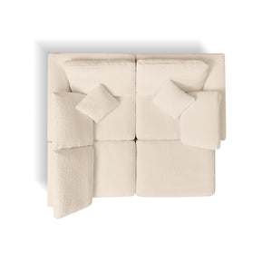 4-Piece Ottoman Sectional (110'')