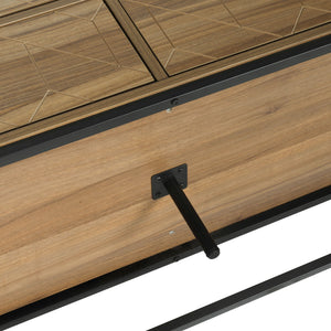 7-Drawer Wood Dresser (50'')