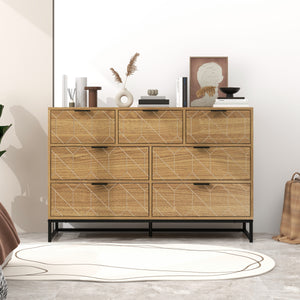 7-Drawer Wood Dresser (50'')