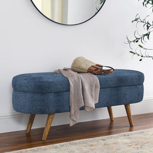 Oval Storage Bench (44'')