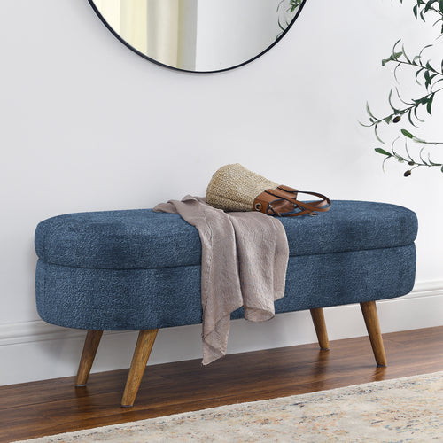 Oval Storage Bench (44'')