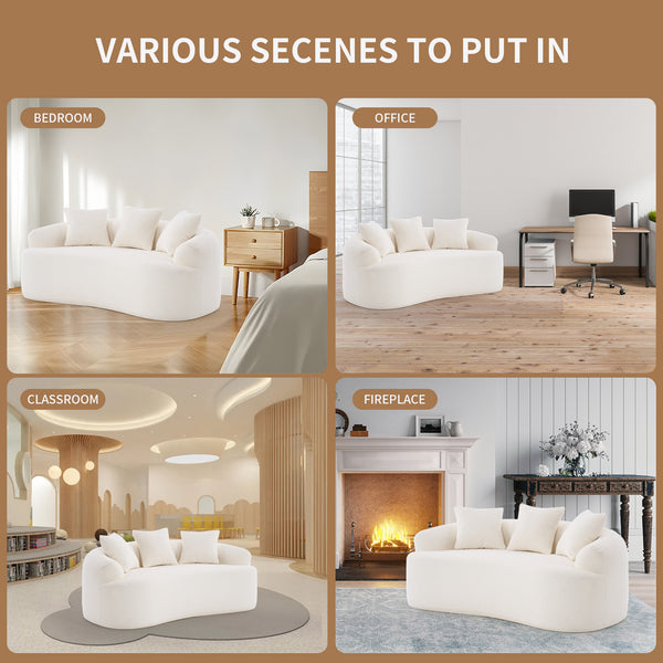 Curved Loveseat (65")