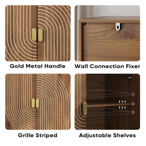 Mid-Century Accent Cabinet (31'')