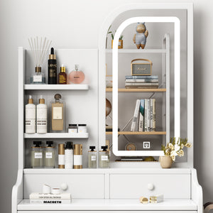 Modern Lighted Makeup Vanity Set (23'')