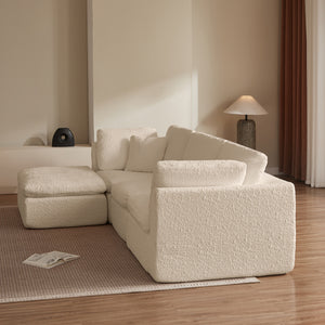 4-Piece Ottoman Sectional (110'')