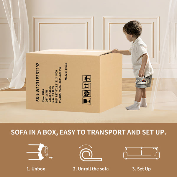 Curved Loveseat (65")