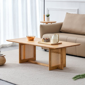 Rattan Coffee Table (47'')