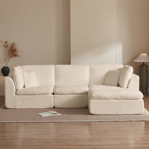 4-Piece Ottoman Sectional (110'')