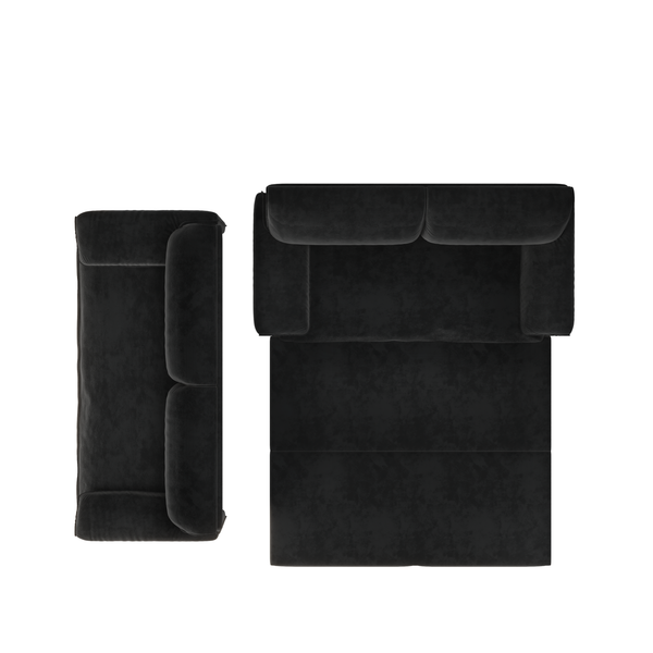 Multifunctional Sleeper Sofa (66'')