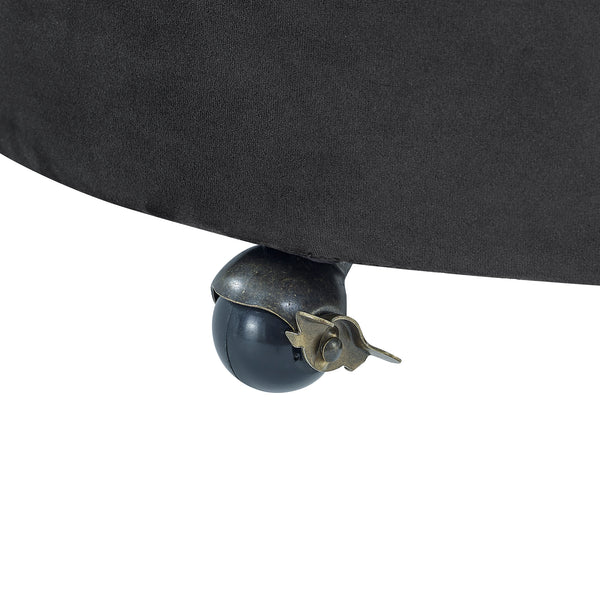 Velvet Tufted Swivel Accent Chair