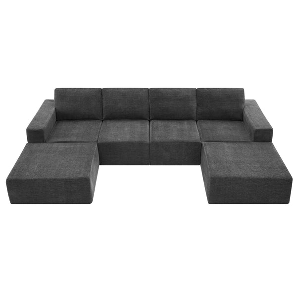 U Shaped Sectional (110'')