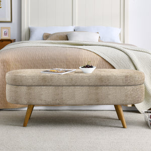 Oval Storage Bench (44'')