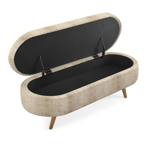 Oval Storage Bench (44'')