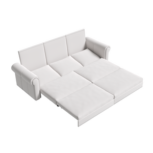 Convertible Velvet Sleeper Sofa (93'')