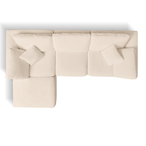 4-Piece Ottoman Sectional (110'')