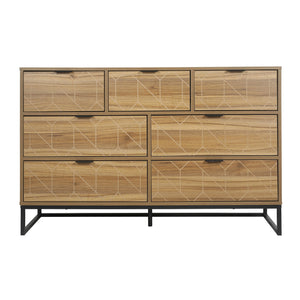 7-Drawer Wood Dresser (50'')