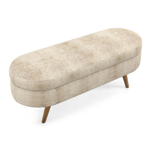 Oval Storage Bench (44'')