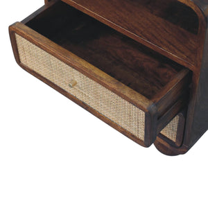 2-Drawer Solid Wood Nightstand (13'')