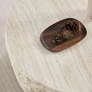 Round Stone Pattern Coffee Table (35'')