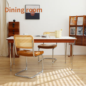 Rattan Dining Chairs (Set of 2)