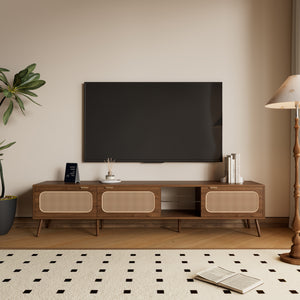 Mid-Century Modern Media Console (78'')