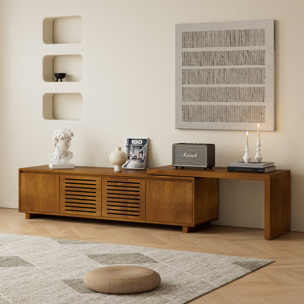 Extendable Wood Media Console (62'')