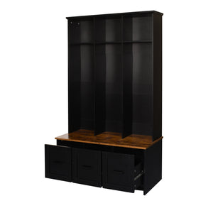 Modern Storage Hall Tree (65'')