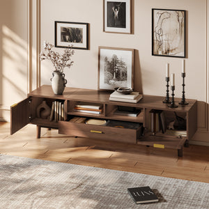 Mid-Century Modern Media Console (67'')