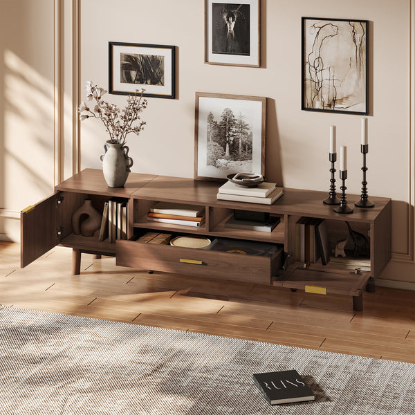 Mid-Century Modern Media Console (67'')