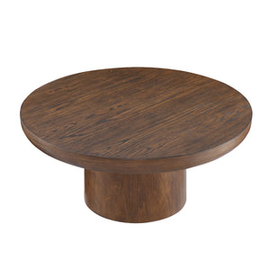 Round Wood Coffee Table (36'')