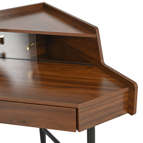 Multifunctional Corner Makeup Vanity (56'')