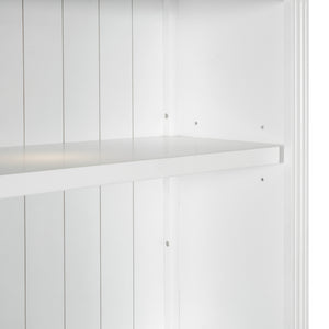 Modern Writing Desk with Bookshelf (35'')