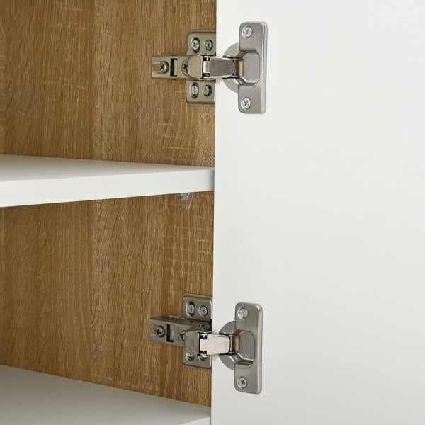 Modern Fluted Media Console (74'')