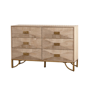 Curved 6-Drawer Dresser (47'')