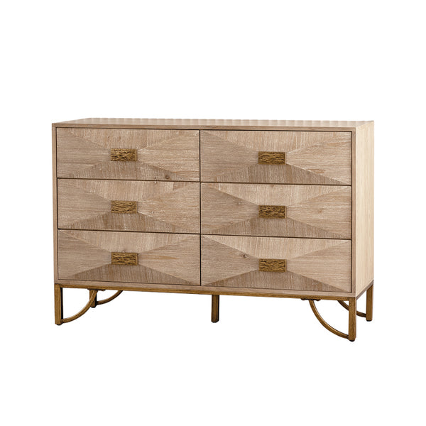 Curved 6-Drawer Dresser (47'')