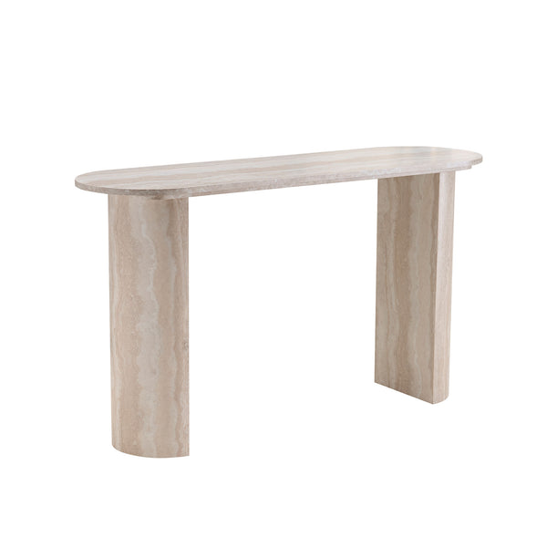 Marble Pattern Console Table (55'')