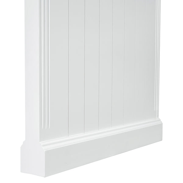 Modern Writing Desk with Bookshelf (35'')