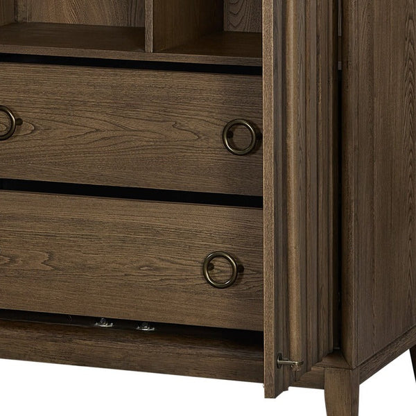 Mid-Century Accent Armoire (35'')