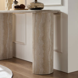 Marble Pattern Console Table (55'')