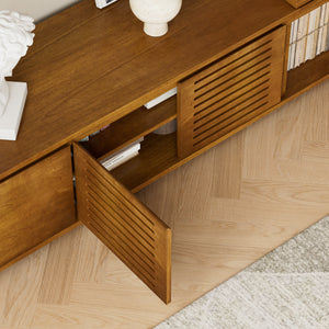 Extendable Wood Media Console (62'')