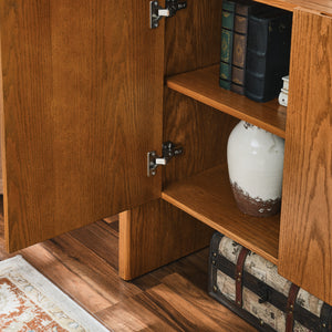 Rustic Storage Accent Cabinet (34'')