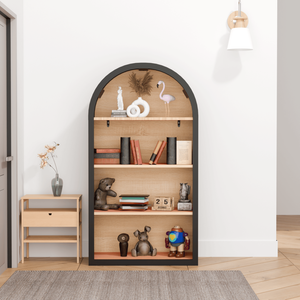 4-Tier Arched Bookshelf (43'')
