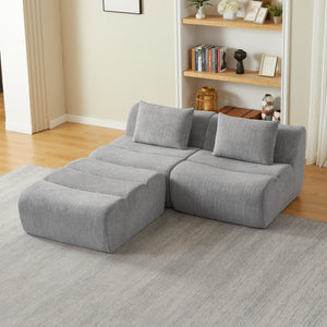 3-Piece Armless Sectional (107'')