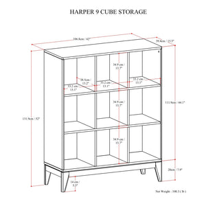 9 Cube Storage Cabinet (52'')